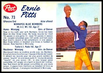 73 Ernie Pitts